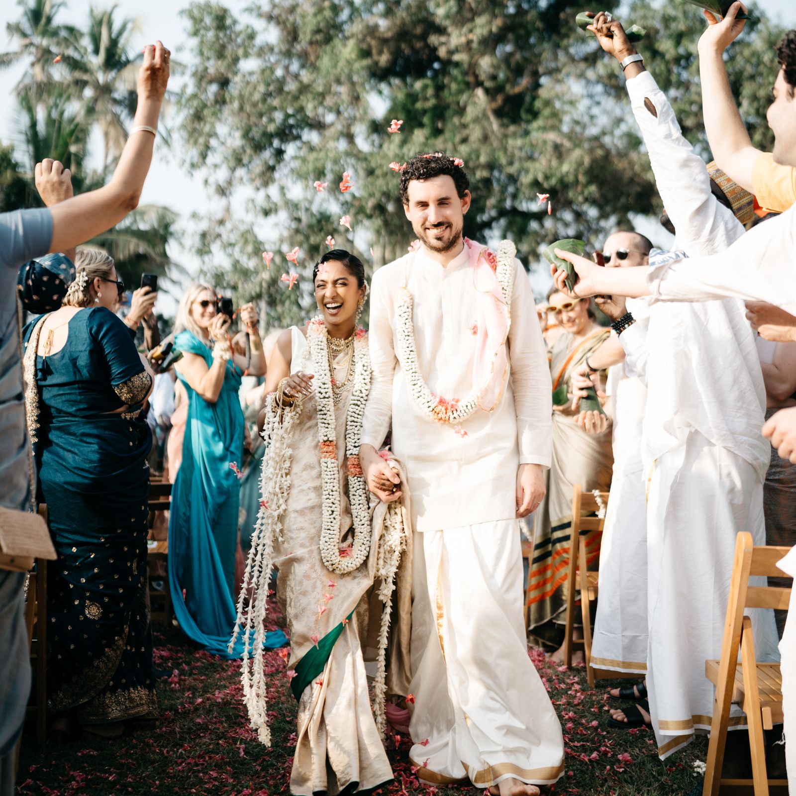 This wedding in Kerala was inspired by Raja Ravi Varma's paintings and was reachable only by boat