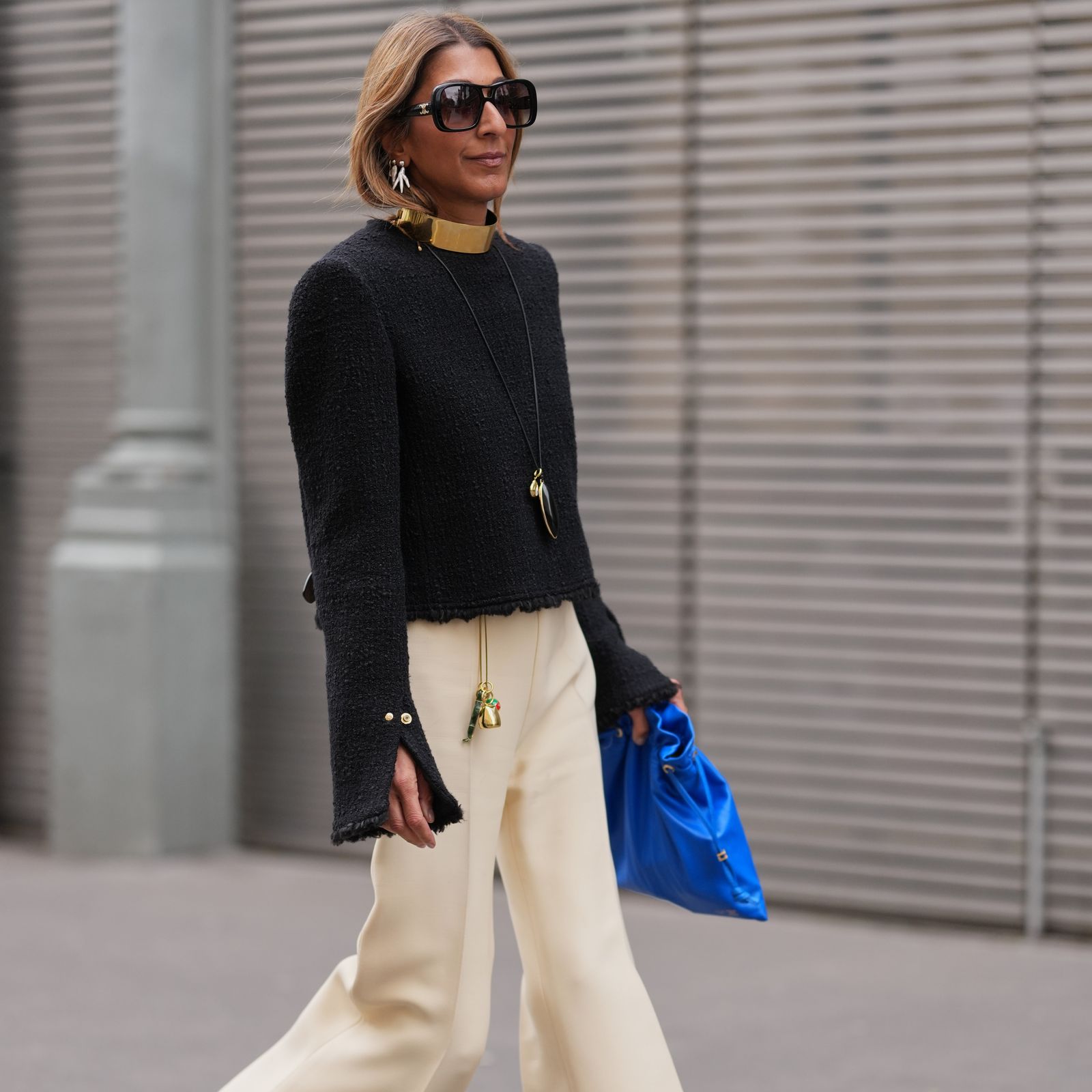 This unexpected colour is set to trend instead of brown or black bags this summer