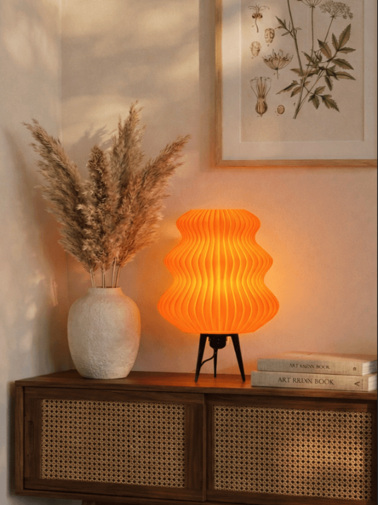 Image may contain Lamp Indoors Interior Design Plant Furniture and Sideboard